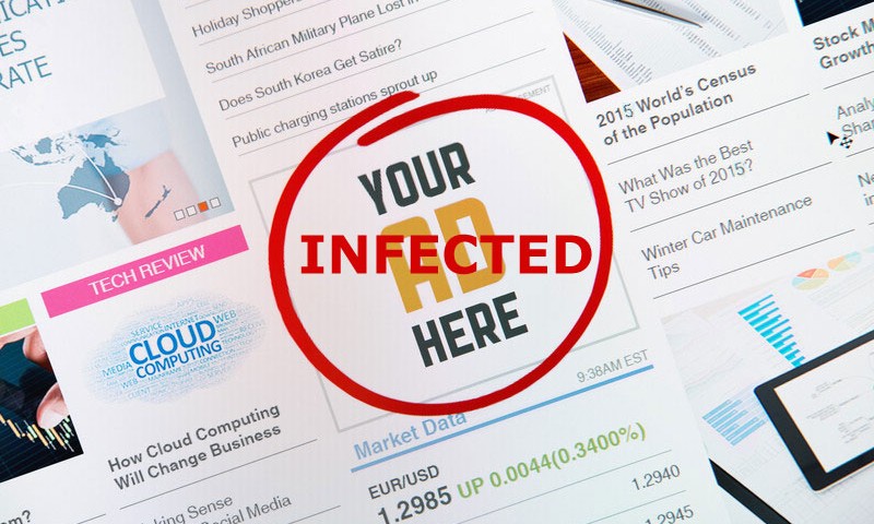 Online Advertising Spreads Viruses and Malware